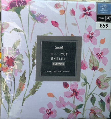 Dunelm watercoloured floral - dunelm,
