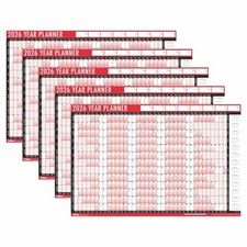 5 x 2026 A1 Laminated Yearly