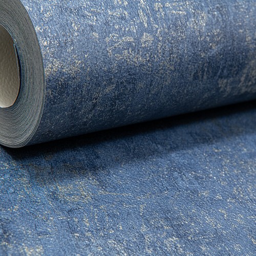 Travis texture navy - navy, blue