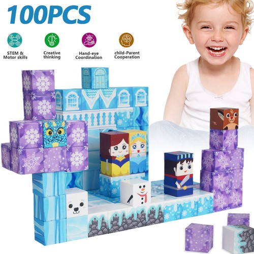 100x magnetic blocks - magnetic,