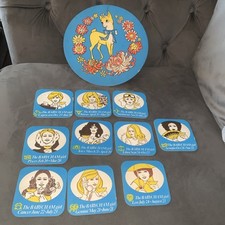 Vintage Babycham beer mats