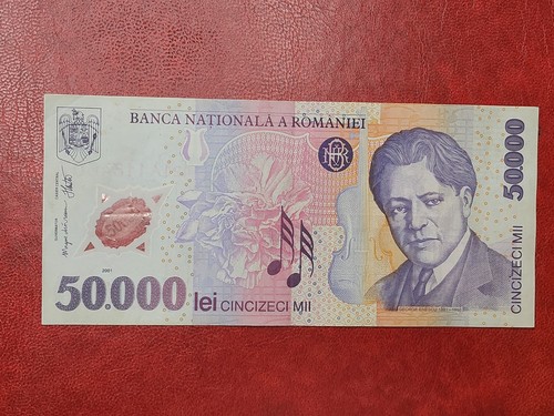 Romania 50000 lei 2001 - romania,