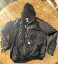 Carhartt Black Hooded Full Zip