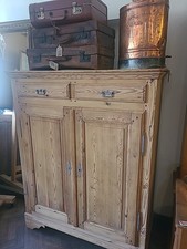 Antique french pine pantry - pine,