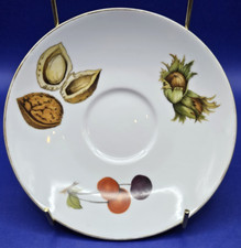 Vintage Royal Worcester "wild harvest" replacement saucers, 15cm diameter