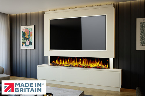 Pre built media wall - wall, |