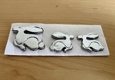 VW RABBIT Caddy Trunk Lid Emblem SET Badge NEW