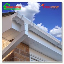 UPVC Fascia Board Cover 150mm to 300mm Fascia Capping White 10mm Thick 2 x 2.5m
