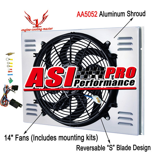 Electric radiator fan - electric, fan+shroud