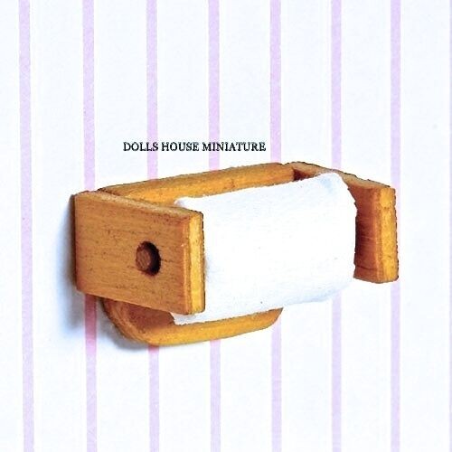 Wooden toilet roll - roll, holder