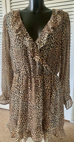 Divided womens chiffon - womens, animal