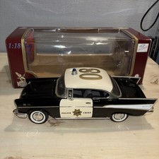 Road Legends 1:18 1957 Chevy Bel Air Police No 92107 Die Cast 