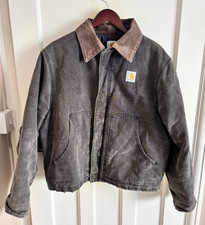 Carhartt J22 BLK Detroit Traditional Arctic Jacket, Medium/Large