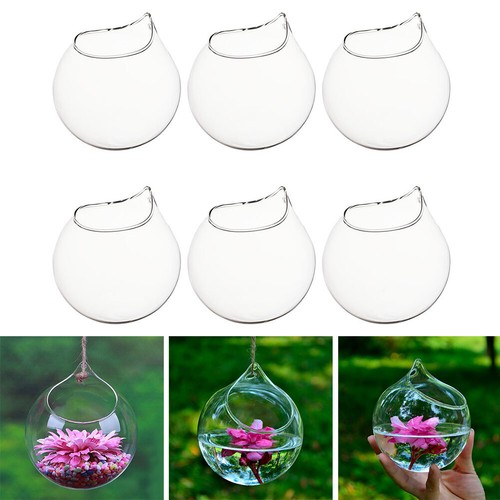Hanging glass baubles - glass,