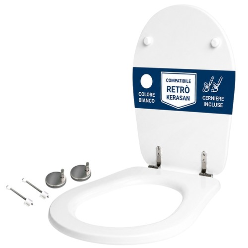 Toilet seat retro kerasan - kerasan, wood