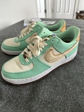 Nike Air Force 1 Low happy Pineapple Green Glow Coconut Milk Women’s Size 7