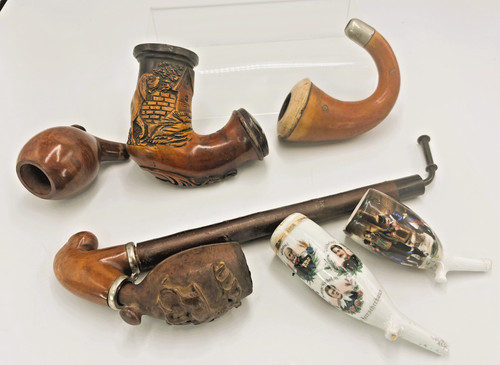 Tobacco pipe lot - lot, &