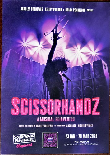 Theatre flyer scissorhandz - theatre,