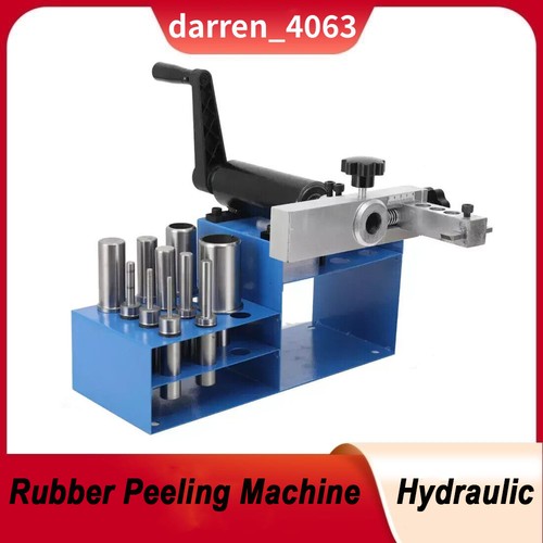 Hydraulic hose skiving machine - hydraulic,