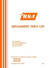 BSA A65 Lightning A50 Parts