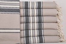 Brown Towel, Striped Towel