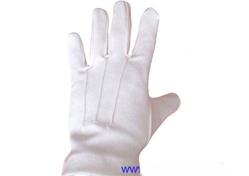 White gloves 100 cotton - white, 100%