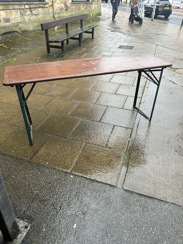 Vintage trestle table - vintage,