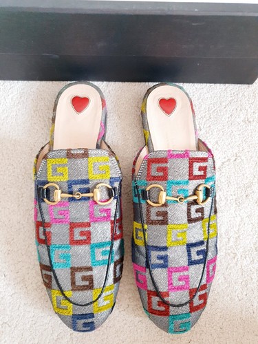 Gucci princetown cube silver - gucci,
