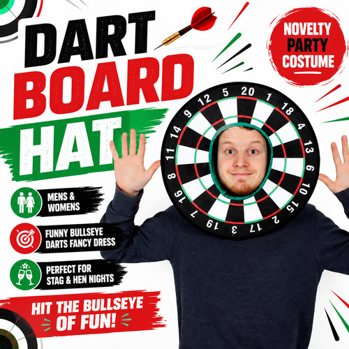 Dart board hat mens - mens, womens