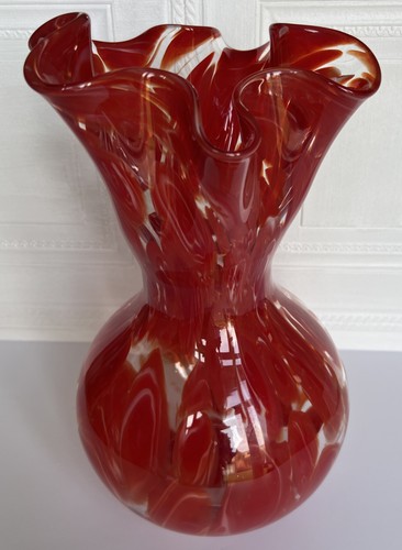 Large red clear and white - large, red,