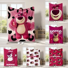 Lots-o'-Huggin' Bear Warm Bed Soft Flannel Blanket Bedroom Sofa Bedspread Throw