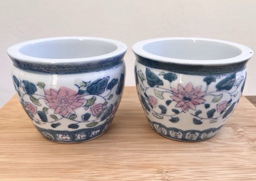 Pair chinese handpainted - ,