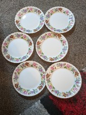6 X Royal Stafford Bone China Tea Plates
