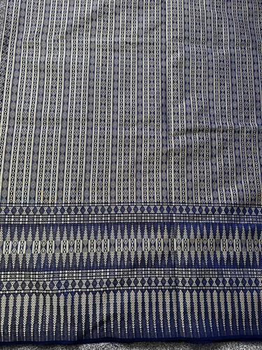 Navy blue gold thai - blue, &