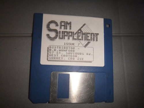 Sam supplement disk magazine - disk,