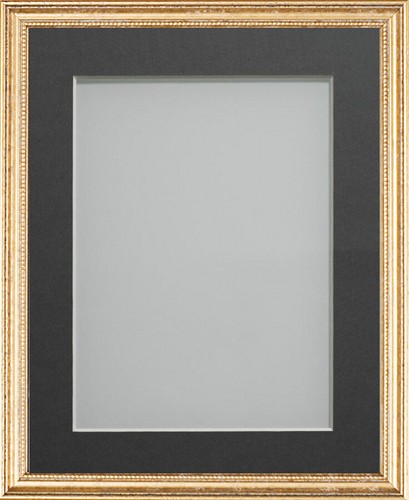 Gold beaded picture frames - gold,