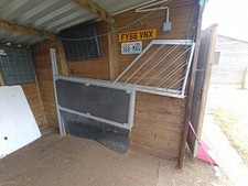 2 x Metal Horse Box Partitions