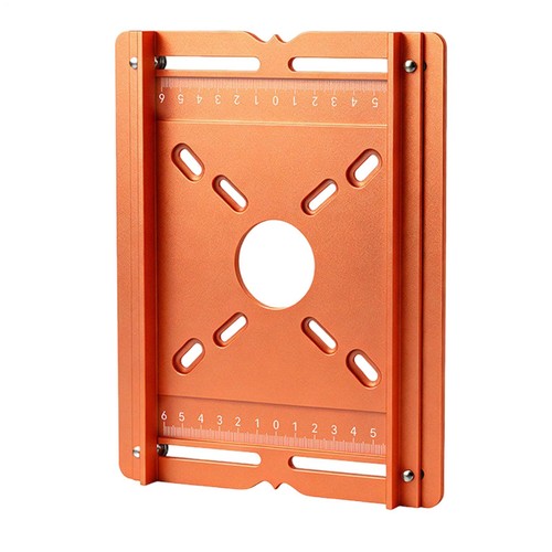 Router base plate with guide - base,