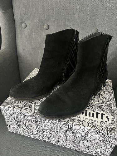 Ted muffy black suede - ted, &