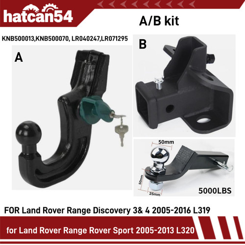 Tow hook knb500013 for land - tow,