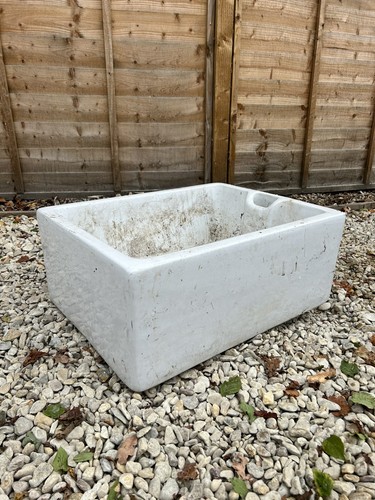 Vintage belfast sink garden - vintage, sink-garden