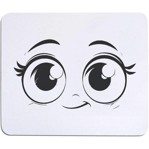 Cute big eyes mouse - eyes, mat