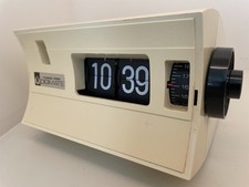 Rare & Vintage Digimate Tuning Fork Flip Alarm Cream Clock, Working, Collectable