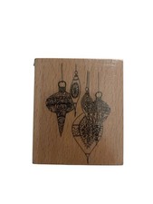Christmas Baubles Wooden Stamps