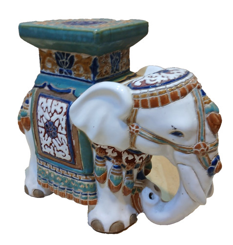 Large vintage ceramic indian - large,