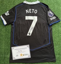 Pedro Neto Personally Hand Signed 25/26 Chelsea Third Shirt with COA