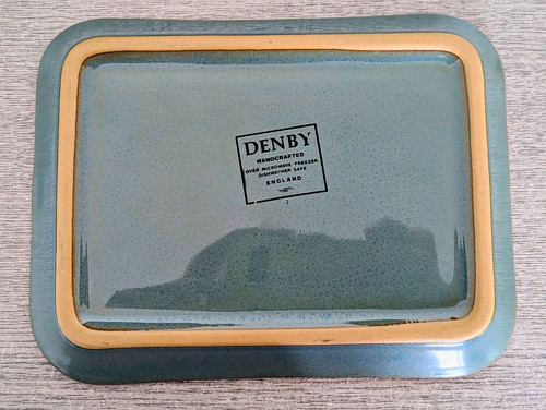 Denby green butter - denby,