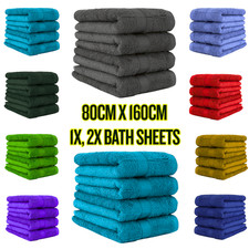 4 X Large Jumbo Bath Sheets