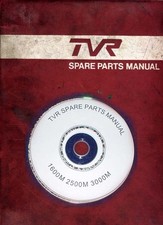 TVR 3000M 2500M 1600M sports car Spare parts workshop manual rare CD ROM or USB