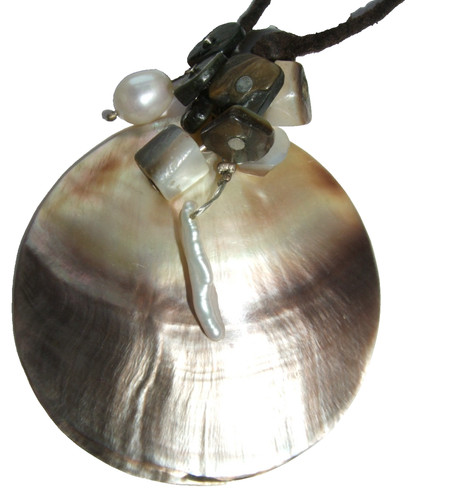 Real keshi pearls brown - pearls,